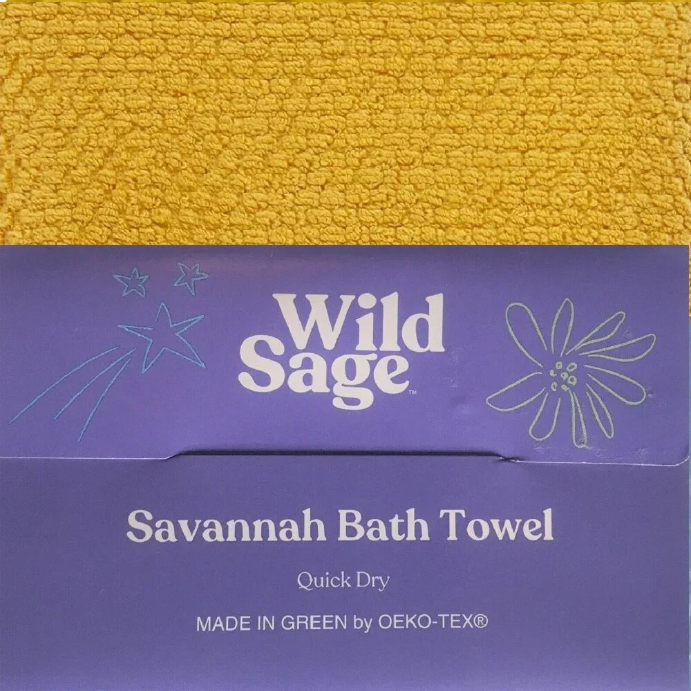 new YOLK YELLOW Wild Sage Savannah Quick Dry 90% Cotton 30